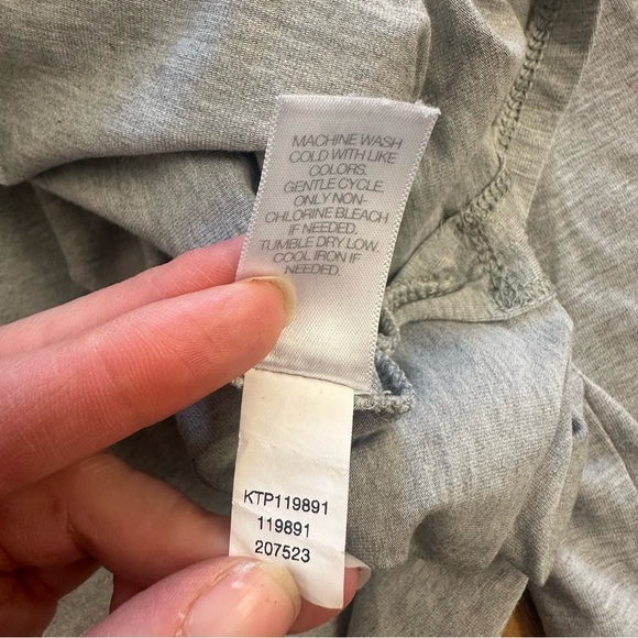 J. Jill Luxe Supima Tunic Shirt Gray Size Small - Picture 9 of 11